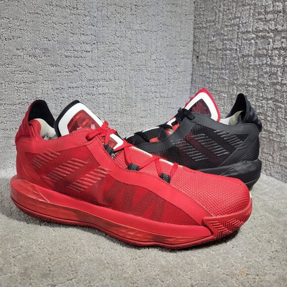 Adidas Dame 6 Men's Size 13 US Scarface Red White Black Lace Up Sneakers FY0850 - Picture 6 of 12